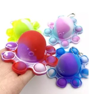 2 Pulpo Pop It Llaveros