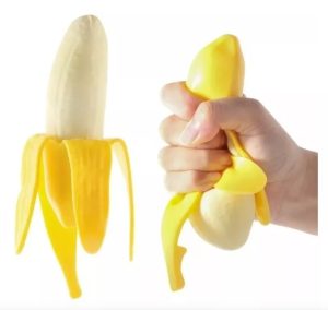 Banana Realista Suave Y Elástica Juguete Antiestrés Squishy