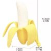 Banana Realista Suave Y Elástica Juguete Antiestrés Squishy