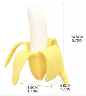 Banana Realista Suave Y Elástica Juguete Antiestrés Squishy