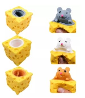 Ratón Y Queso Juguete Antiestrés Squishy