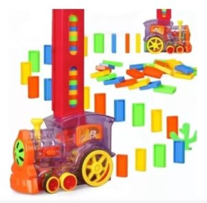Domino Train Tren De Juguete Automático Con Fichas De Domino