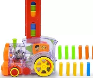 Domino Train Tren De Juguete Automático Con Fichas De Domino