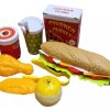 0000101 0001 Comida Rápida con Sandwich (combo) Juguete Didactico