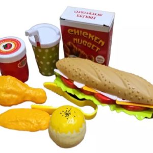 Comida Rápida con Sandwich (combo) Juguete Didactico