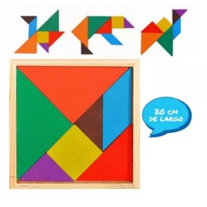 Tamgram De 20cm - Juguete Didáctico