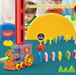 Domino Train Tren De Juguete Automático Con Fichas De Domino