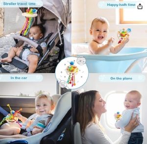 Juguete Sensorial Para Bebé 5 En 1 - Mordedor Infantil