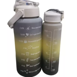 Set De 2 Botellas Motivacionales 1 De 900 ML Y Otra De 2L