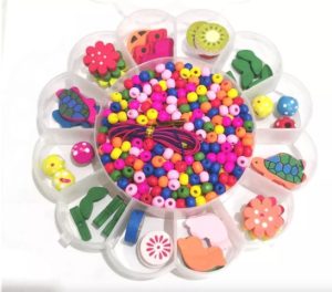 Kit Con 500 Cuentas O Mostacillas De Madera Para Collares