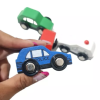 Colección De 4 Autos De Policía -madera-