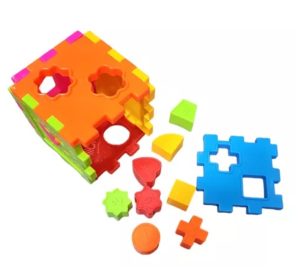 Cubo Armable Para Motricidad. Juguete Didáctico