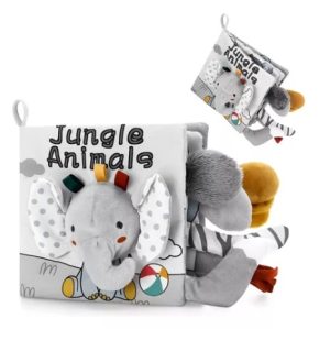 Libro Sensorial Para Bebé De Aninales. Sonidos Y Texturas