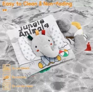 Libro Sensorial Para Bebé De Aninales. Sonidos Y Texturas