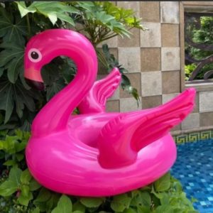 Flotador Infantil De Flamenco. Inflable Para Bebe