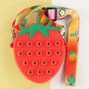 Pop It Forma de Cartera Diseño Frutal