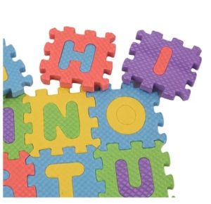 72 Pcs De Rompecabezas De Goma Eva De Letras. 2 Sets De 36