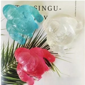Gorilla Squishy Antiestres Transparente