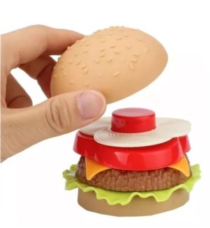 hamburguesa001002003 Comida Rápida con Hamburguesa (combo) Juguete Didactico