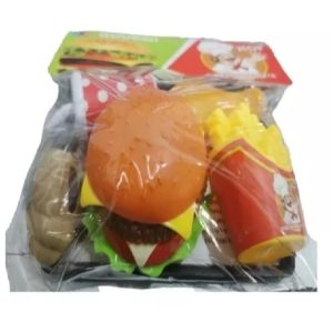 hamburguesa0010020030040047 Comida Rápida con Hamburguesa (combo) Juguete Didactico