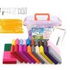 Kit De 24 Arcillas Poliméricas Con Accesorios Y Manual