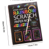 Libro Para Raspar Multicolor, Palito Y 2 Reglas De Figuras