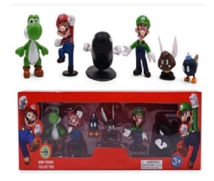 Set De 6 Figuras Mario Bros