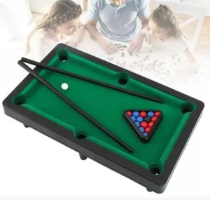 mini pool 001 Mini Mesa De Pool, 16 Bolas Y 2 Tacos