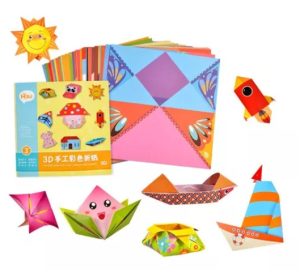 Kits Comoleto Origami. 108 Hojas Mas 2 Manuales