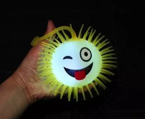 Squishy Chascona De Emoji Que Brilla En La Oscuridad