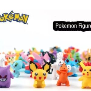 pokemon 000001 Pack 12 Figuritas Surtidas De Pokemon Coleccionables 2 A 3cm