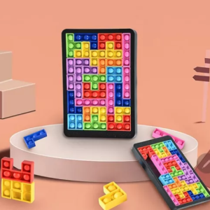 Puzzle Pop It Estilo Tetris. Juguete Didáctico Antiestres