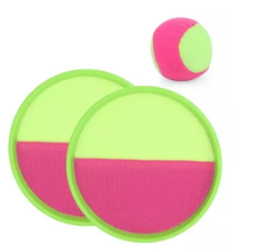 Juguete Motricidad, Lanzar Atrapar Pelota +2 Raqueta Velcro