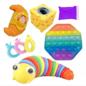 Pack Antiestres Squishies, Pop It, Juguetes Sensoriales