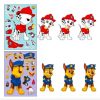 Kit 6 Hojas De Stickers De Paw Patrol