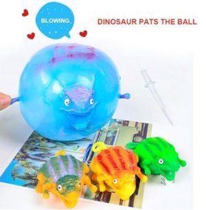 Juguete Squishy Infable De Dinosaurio Para Soplar / Inflar