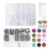 Kit Para Hacer Aros Con Resina Époxica. Molde Y Accesorios Kit Para Hacer Aros Con Resina Époxica. Molde Y Accesorios