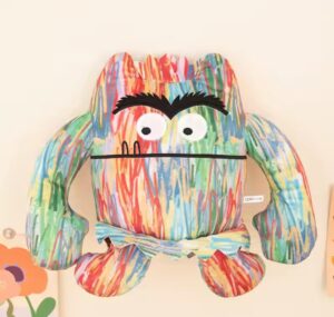 Peluche Del Monstruo De Colores Didáctico De 15cm.