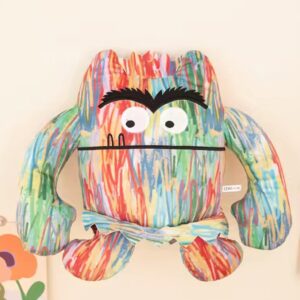 Peluche Del Monstruo De Colores Didáctico De 15cm.