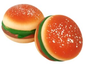 Hamburguesa Realista y Suave. Juguete Antiestrés Squishy.