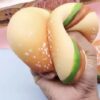 Hamburguesa Realista y Suave. Juguete Antiestrés Squishy.