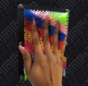 Juguete Sensorial Pin Art 3d. Esculturas De Figuras Antiestrés.