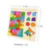 Puzzle Didáctico De Madera 3 En 1. Tamgram, Gato Y Otros