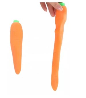 Squishy Zanahoria Rellena de Arena Realista