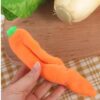 Squishy Zanahoria Rellena de Arena Realista