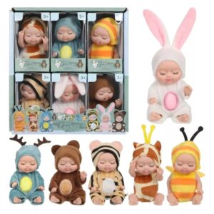 1 Mini Bebé Durmiendo. Muñequitas Kawai