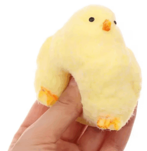 Squishy Pollito Esponjoso Y Peludito. Ultrasuave.