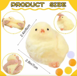Squishy Pollito Esponjoso Y Peludito. Ultrasuave.