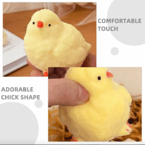 Squishy Pollito Esponjoso Y Peludito. Ultrasuave.