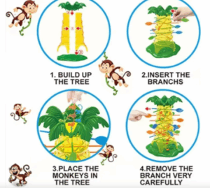 Monkeys Falling. Juego De Mesa002 Monkeys Falling. Juego De Mesa